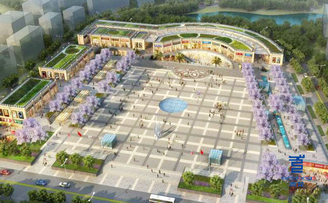 貴港平南中心商業(yè)廣場(chǎng)采用青龍防水材料 貴港·平南中心商業(yè)廣場(chǎng)(圖1)