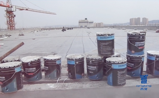 施工現場的非回化橡膠瀝青 防水卷材