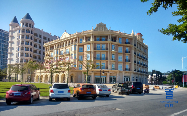 唯美grc建筑——青龍三亞節慶廣場 彩色grc