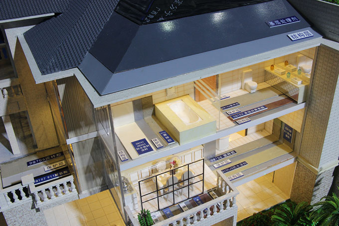 模型細節圖 防水材料