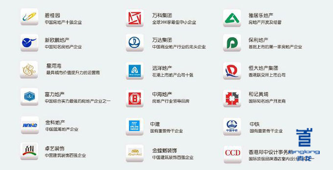 青龍防水部分戰略合作伙伴 涂料廠家