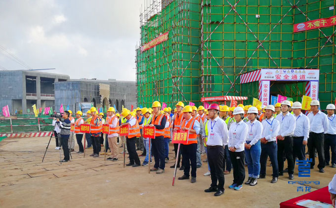 青龍公司承接的長影海南 防水材料