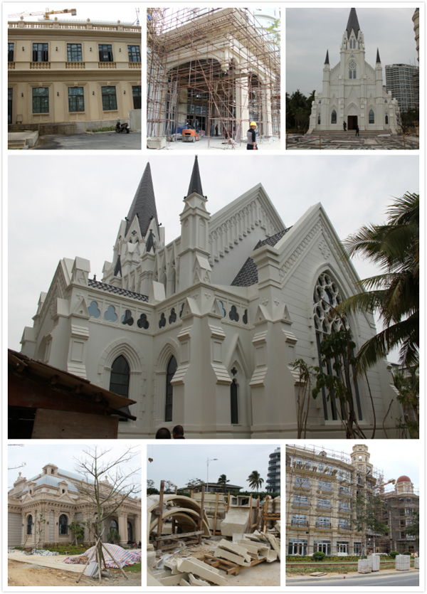 節慶廣場工場現場 三亞年會