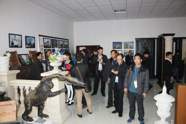 代理商朋友觀摩青龍GRC歐式構件 青龍防水