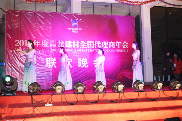 華麗舞蹈——現代舞蹈surper girl將晚宴推向高潮 青龍防水