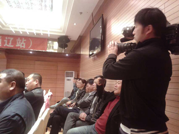 通遼電視臺全程拍攝進行專程報道 通遼防水